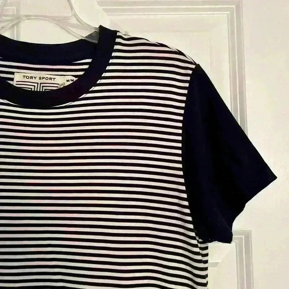 Tory Burch (Tory Sport) Striped T-Shirt Dress - Picture 2 of 3
